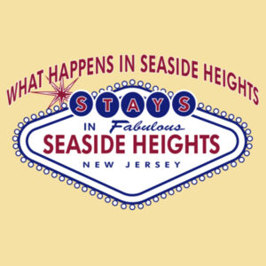 Sun 'n Fun - Seaside Heights Printed Retro T-shirt Design