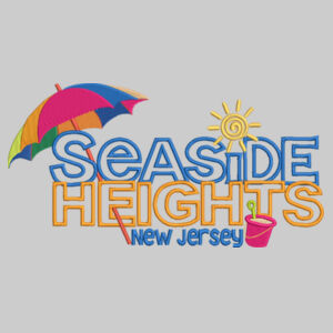 Sun 'n Fun - Seaside Heights Logo Embroidered Champion Hoodie Design